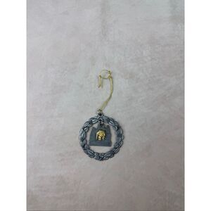 Yellowstone National Park Pewter Christmas Ornament Travel Holiday Wyoming